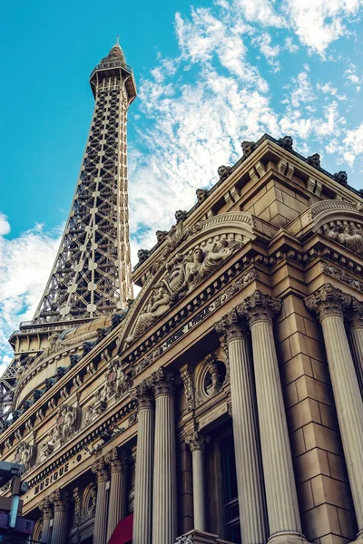 Las Vegas Nevada Usa August 2022 Exterior Detail Paris Las — 스톡 사진