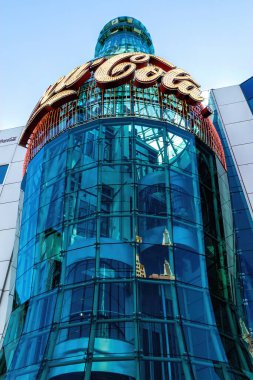 Las Vegas, Nevada, USA - August 01, 2022: Coca-Cola Store in Las Vegas stripyear.