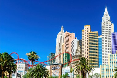 Las Vegas, Nevada, USA - August 01, 2022: New York Hotel and Casino in Las Vegas, Nevada, USA