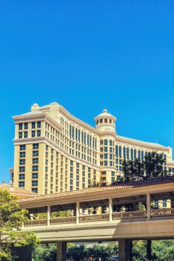 Las Vegas, Nevada, USA - August 01, 2022:The Bellagio is a luxury hotel and casino located on the famous Las Vegas Strip.