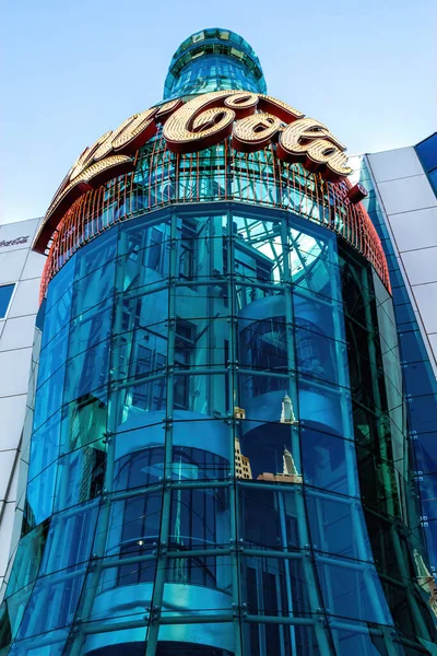 Las Vegas, Nevada, USA - August 01, 2022: Coca-Cola Store in Las Vegas stripyear.