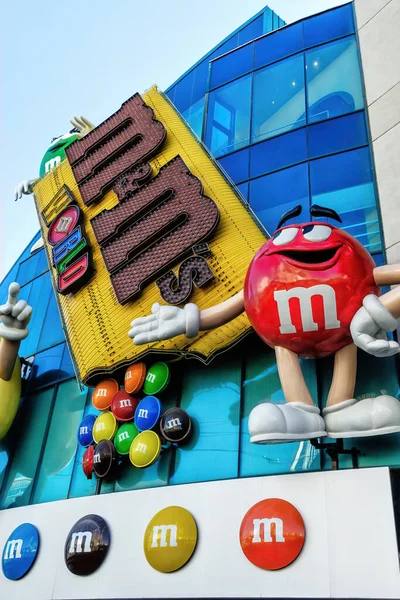 Las Vegas, Nevada, USA - August 01, 2022: M&M's World on Las Vegas Strip
