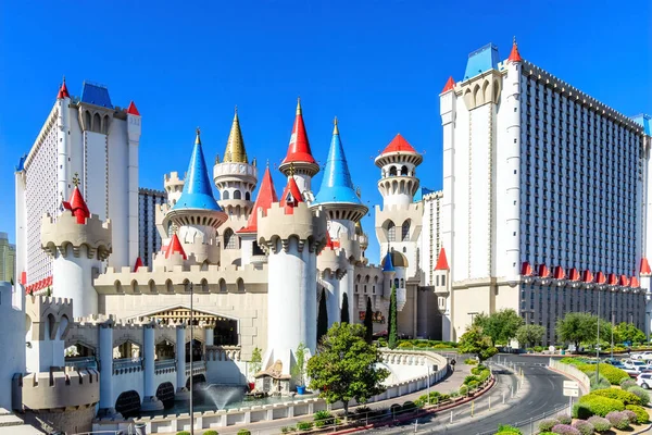 Las Vegas Nevada Usa August 2022 Excalibur Hotel Casino Medieval — Foto de Stock