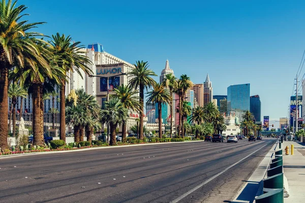 Las Vegas Nevada Usa August 2022 View Strip Many Lanes — Stockfoto