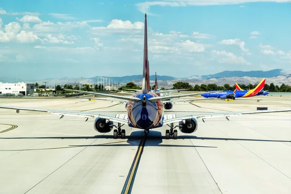 Las Vegas Nevada Usa August 2022 Southwest Airline Airplane Tarmac — Foto de Stock