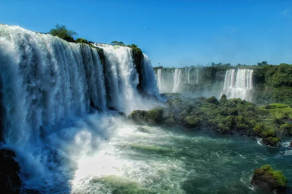 Part Iguazu Falls Seen Argentinian National Park — Stock Photo, Image