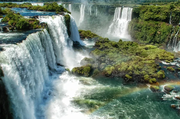 Parte Delle Cascate Iguazu Viste Dal Parco Nazionale Argentino — Foto Stock