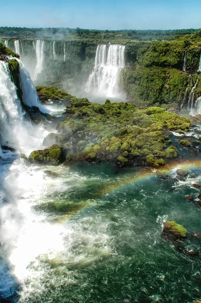 Parte Delle Cascate Iguazu Viste Dal Parco Nazionale Argentino — Foto Stock