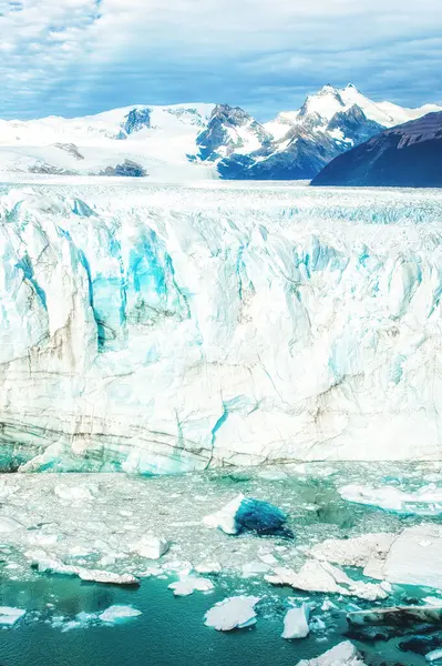 Ледник Перито Морено Расположен Национальном Парке Лос Гласиарес Провинции Санта — стоковое фото