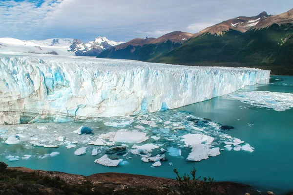 Glaciar Perito Moreno Glaciar Localizado Parque Nacional Los Glaciares Província — Fotografia de Stock