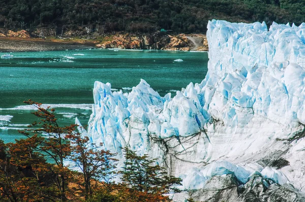 Perito Moreno Παγετώνας Εθνικό Πάρκο Λος Γκλασιάρες Περιοχή Καλαφάτε Επαρχία — Φωτογραφία Αρχείου