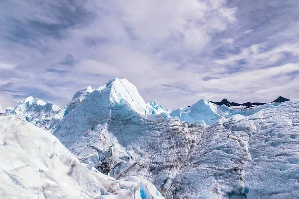 Forma Hielo Superficie Del Glaciar Perito Moreno Patagonia Argentina —  Fotos de Stock