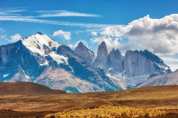 Nature Scene Torres Del Paine National Park Chile Patagonia South — 스톡 사진