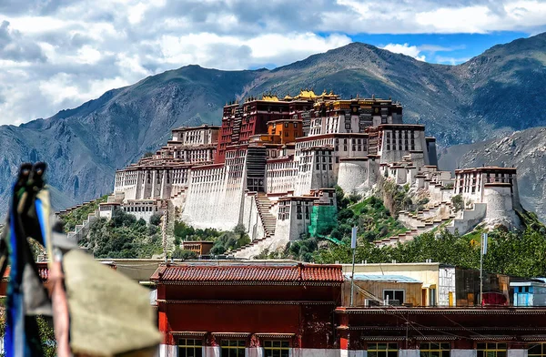Potala Palace Tibet China Azië Fantastische Foto Van Het Machtige — Stockfoto