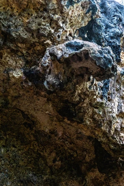 Falaise Rocheuse Dans Zone Déserte Bonaire — Photo