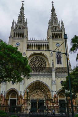 Eski Guayaquil, Ekvador, Güney Amerika 'daki Katolik katedrali.