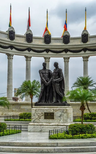 Guayaquil Guayas Ecuador 2022 Hemiclo Rotonda Monument Dedicated Liberators South — 스톡 사진