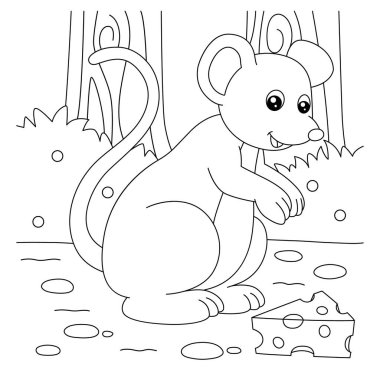 Çocuklar için Fare Rengi Sayfası