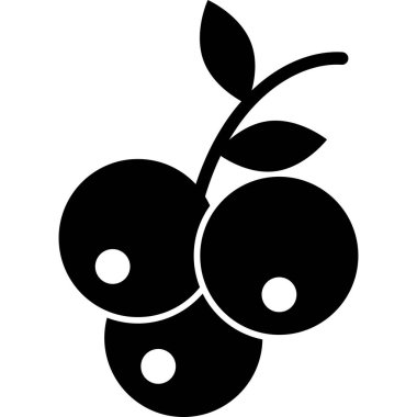 Yabanmersini Kabartması Simgesi Meyve Vektörü