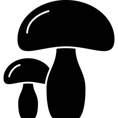 Mantar Kabartma Simgesi Meyve Vektörü