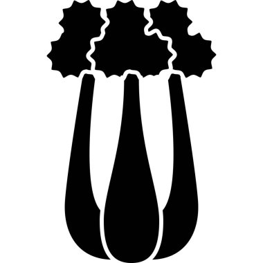 Kereviz Kabartma Simgesi Sebze Vektörü