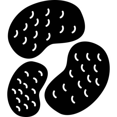 Patates Kabartma Simgesi Sebze Vektörü