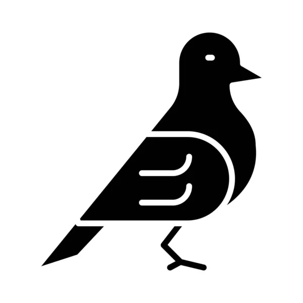 Ikona gołębia Wektor zwierzęcia — Wektor stockowy