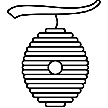 Arı Kovanı Özet Simge Vektörü