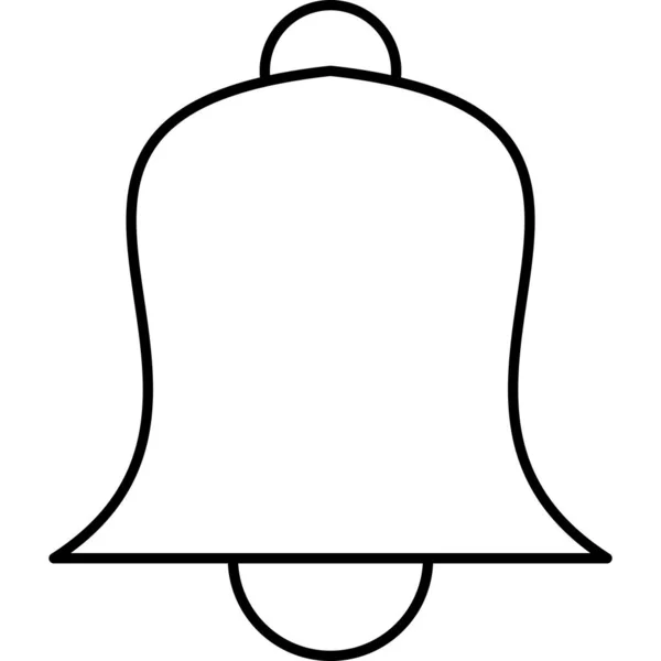 Bell Church Outline Icon Vector — Stock Vector