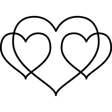 Üç Kalpli Taslak Simge Vektörü