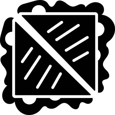 Sandviç Kabartma Simgesi Gıda Vektörü 