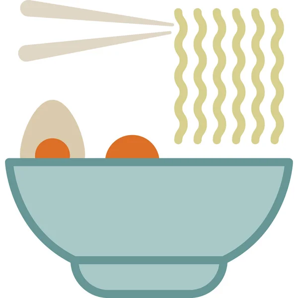 Ramen füllte Umrisse Icon Vector — Stockvektor