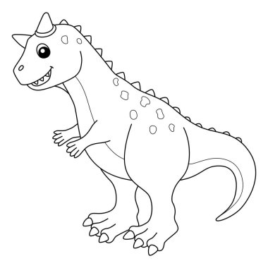 Carnotaurus Çocuklar için Ayırılmış Sayfa