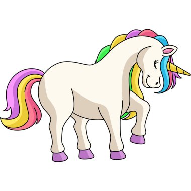 Tek Boynuzlu At Bir Ormanda Çizgi Film Bölümünde 