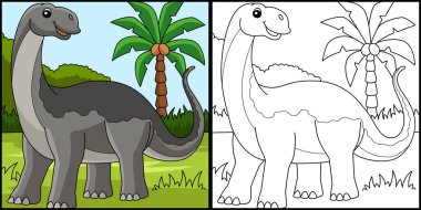 Jobaria Dinozor Renklendirme Sayfası ResmiComment