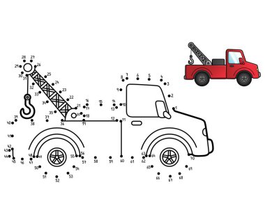 Nokta Çekici Çekme Aracı Ayrı Renk Sayfası 