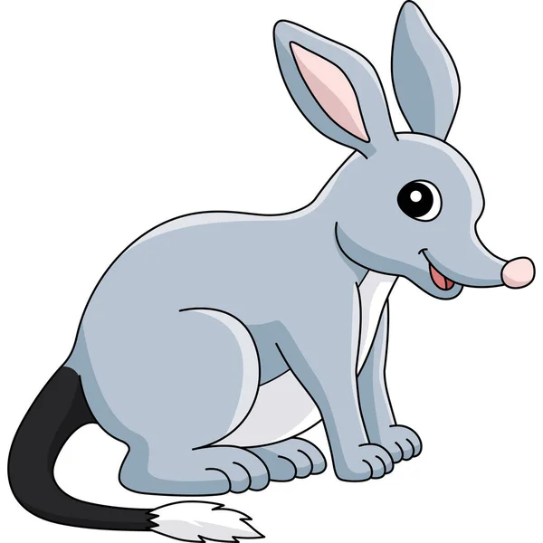 Bilby Animal Cartoon Farbige Cliparts Illustration — Stockvektor