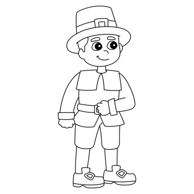 Şükran Günü Seyyahı Amerikan Yerlisi Yalıtılmış 