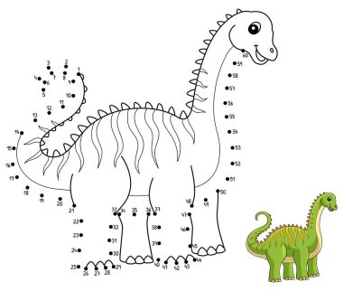 Nokta Diplodocus Dinozor Rengi İzole Edildi