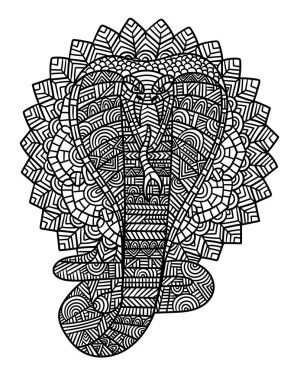 King Cobra Mandala Coloring Pages for Adults