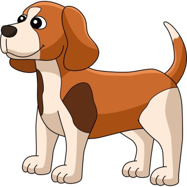 Bu karikatür parçası bir Beagle çizimini gösteriyor..
