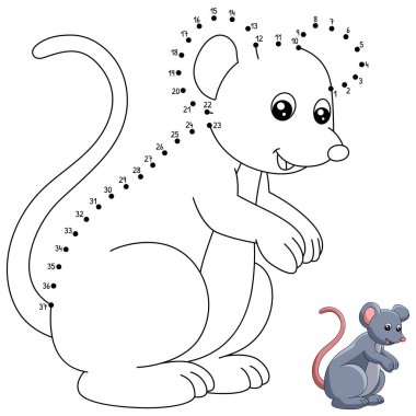 Şirin ve komik bir şekilde farelerin nokta boyama sayfalarını birleştiriyor. Çocuklar için saatlerce boyama eğlencesi sağlıyor. Renklendirmek için, bu sayfa çok kolaydır. Küçük çocuklar ve yeni yürümeye başlayanlar için uygun..