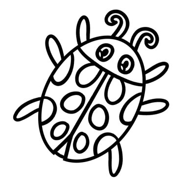 Uğur böceği çiftlik hayvanının sevimli ve komik renkli sayfası. Çocuklar için saatlerce boyama eğlencesi sağlıyor. Renklendirmek için, bu sayfa çok kolaydır. Küçük çocuklar ve yeni yürümeye başlayanlar için uygun..