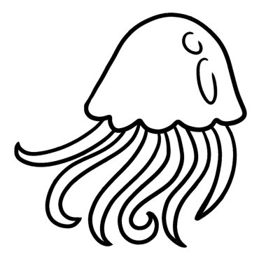 Bir denizanasının sevimli ve komik renkli sayfası. Çocuklar için saatlerce boyama eğlencesi sağlıyor. Renklendirmek için, bu sayfa çok kolaydır. Küçük çocuklar ve yeni yürümeye başlayanlar için uygun..