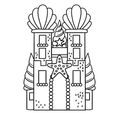 Deniz Kızları Kalesi 'nin şirin ve komik renkli bir sayfası. Çocuklar için saatlerce boyama eğlencesi sağlıyor. Renklendirmek için, bu sayfa çok kolaydır. Küçük çocuklar ve yeni yürümeye başlayanlar için uygun..