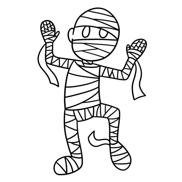 Bir mumyanın sevimli ve komik renkli sayfası. Çocuklar için saatlerce boyama eğlencesi sağlıyor. Renklendirmek için, bu sayfa çok kolaydır. Küçük çocuklar ve yeni yürümeye başlayanlar için uygun..