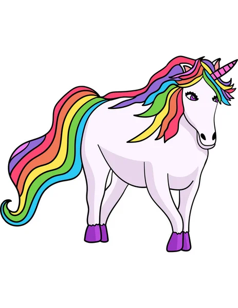 Bu karikatür parçası gezinen tek boynuzlu at resimlerini gösteriyor.