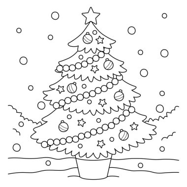 Noel ağacının sevimli ve komik renkli bir sayfası. Çocuklar için saatlerce boyama eğlencesi sağlıyor. Renklendirmek için, bu sayfa çok kolaydır. Küçük çocuklar ve yeni yürümeye başlayanlar için uygun..