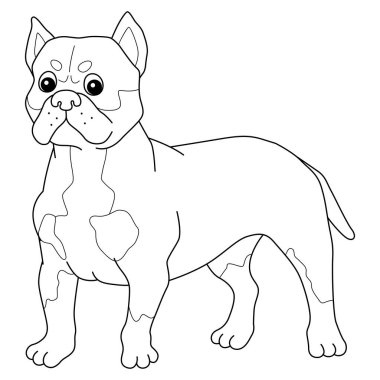 Bir Amerikan zorbasının sevimli ve komik renkli sayfası. Çocuklar için saatlerce boyama eğlencesi sağlıyor. Renklendirmek için, bu sayfa çok kolaydır. Küçük çocuklar ve yeni yürümeye başlayanlar için uygun..