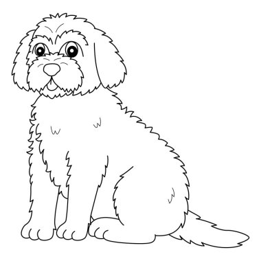 Goldendoodle Dog 'un şirin ve komik renkli sayfası. Çocuklar için saatlerce boyama eğlencesi sağlıyor. Renklendirmek için, bu sayfa çok kolaydır. Küçük çocuklar ve yeni yürümeye başlayanlar için uygun..